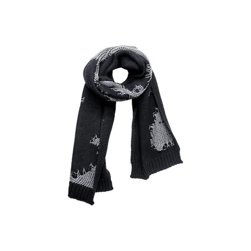HUANXIANGZHE Шарфы Унисекс Черный