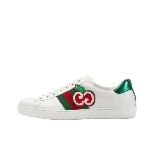 GUCCI Ace Стильные Скейтбординги Мужской Белый