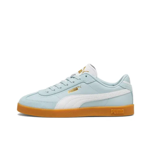 PUMA Club II Era Устойчивые к истиранию Низкие Кроссовки для скейтбординга Унисекс Синие