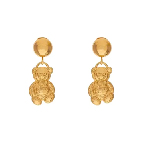 MOSCHINO Металл Нижняя заколка Серьги On Женские Золото
