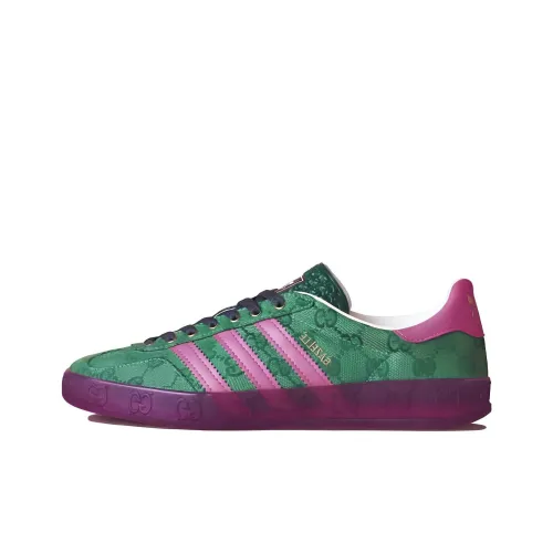 Adidas Originals x GUCCI Gazelle Стильные Скейтбординги Женские Зеленый