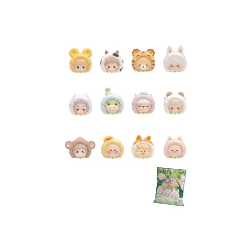 KAKAWOW HEY Вентиляторы Китайский Зодиак Мини Животные Слепые Коробки Один Mystery Коробка Целая Коробка 20 шт