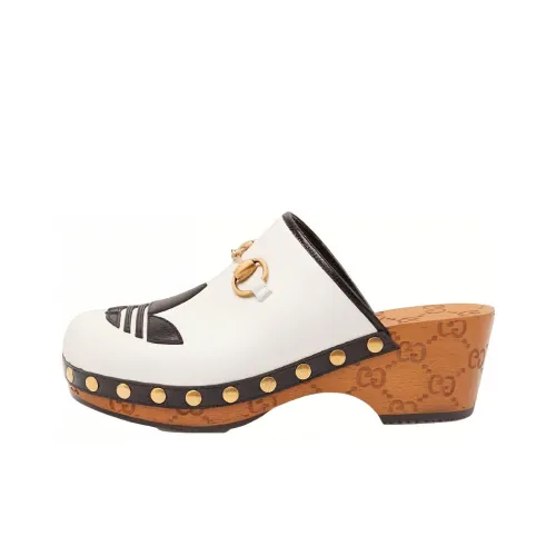 Adidas Originals x GUCCI Домашние тапочки Женские Белые