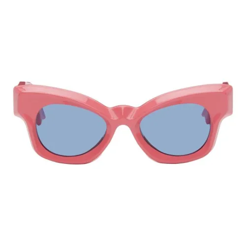 MARNI Ацетат Нерегулярная форма Солнцезащитные очки Мужской Розовый