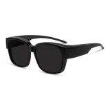 Матовый черный, оправа, поляризация, серый