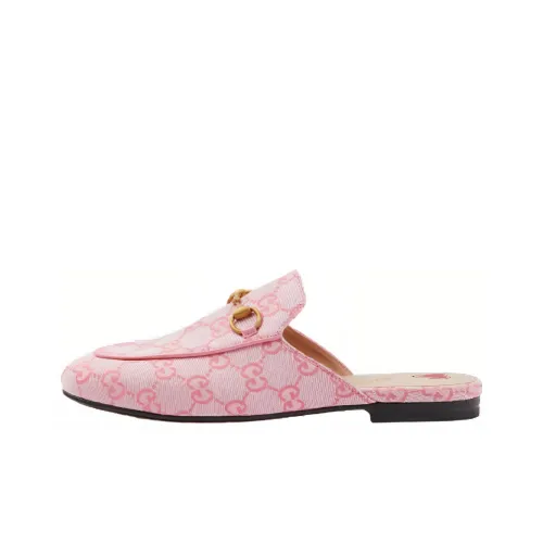 GUCCI 2015 RE Edition Princetown Домашние тапочки Женские Розовый
