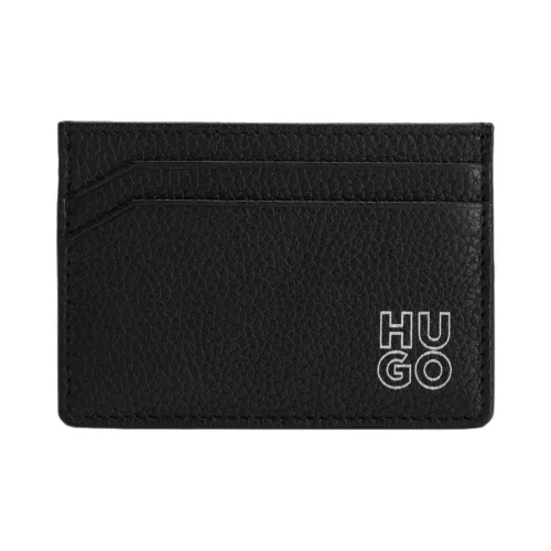 Hugo Boss GRAIN LEATHER Держатель для карт Стандартный Мужской Черный