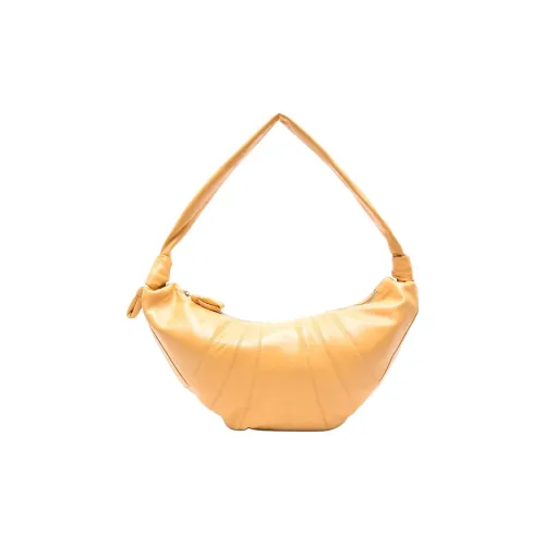 Lemaire Lambskin Круассан Сумка Круассан Сумка Круассан Сумка Сумка Сумка через плечо Большая Женская Желтая