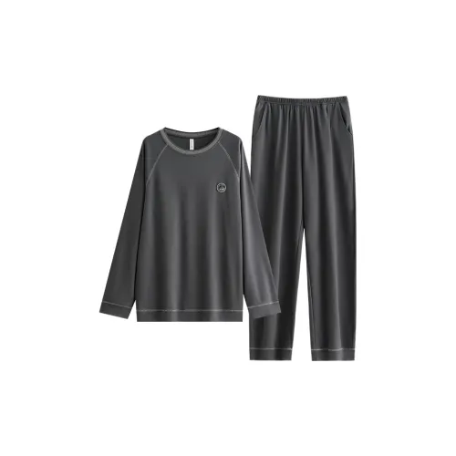 Empowering Words Пижамный комплект Мужской Темно-серый