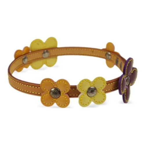 LOUIS VUITTON Кожа Наручные повязки Женские Желтые