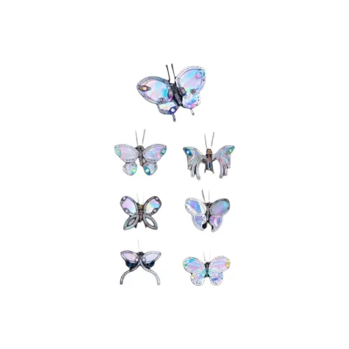 Mechanical Party CHAOS Butterfly Series CYBERPUNK Ornaments и Decorations Blind Boxes Single Mystery Box Full Box 6 Pack
