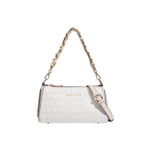 Disney Mickey Series ПУ (полиуретан) Сумка через плечо Сумка на плечо Портативная Сумка Обычная Женская Розовая Белая