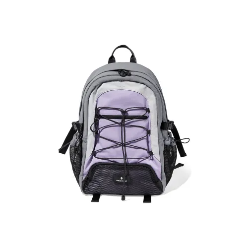 LIVEBOX EN DIRECT Нейлон Рюкзак Средний Женский Серый Фиолетовый Экрю Черный