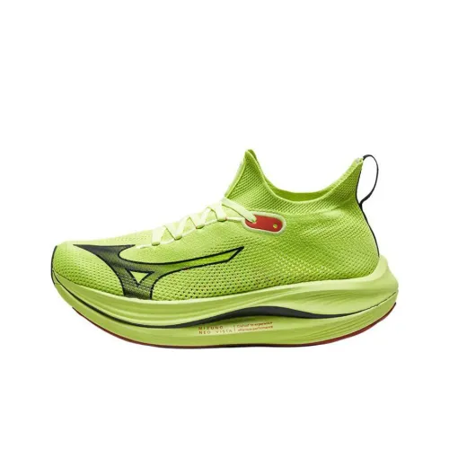 Mizuno Neo Vista Беговые кроссовки Низкий топ Неоново-желтый Унисекс