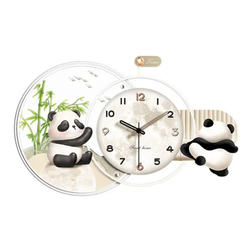 Meishida Sweeping Seconds Movement Унисекс Настенные часы Бежевый