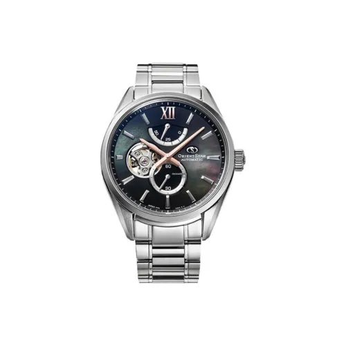 ORIENT STAR Автоматический Механический Механизм Часы из Нержавеющей Стали с Ремешком 47,3*40 мм Мужские Часы