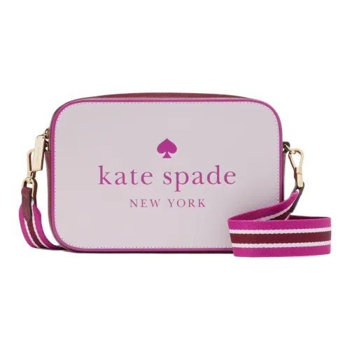 Kate Spade Saffiano кожа Camera сумка сумка через плечо плечевая сумка женская фиолетовая сирень