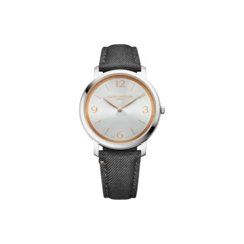 Baume Mercier Classima Collection Кварцевый механизм Мужские часы Циферблат 39 мм Серебристый