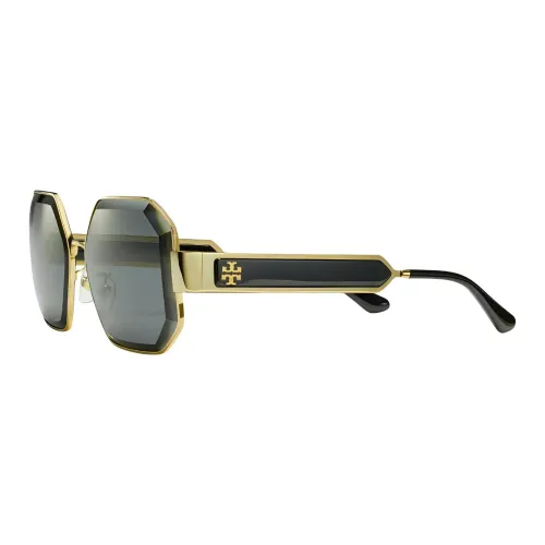 TORY BURCH Металл Нерегулярная форма Солнцезащитные очки Унисекс Желтый
