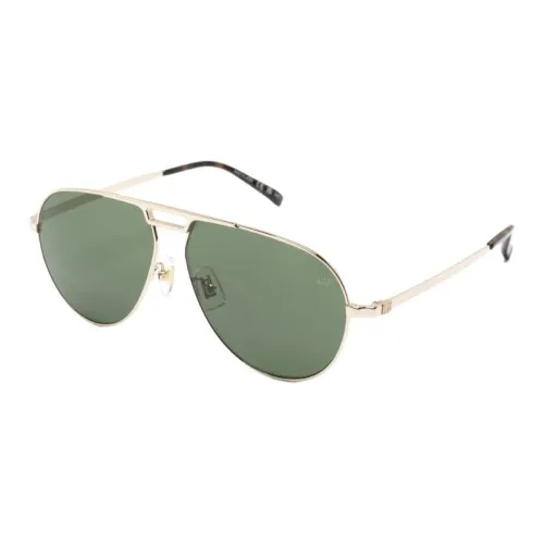 Dunhill Металл Акрил Aviator Солнцезащитные очки Мужские Золотые