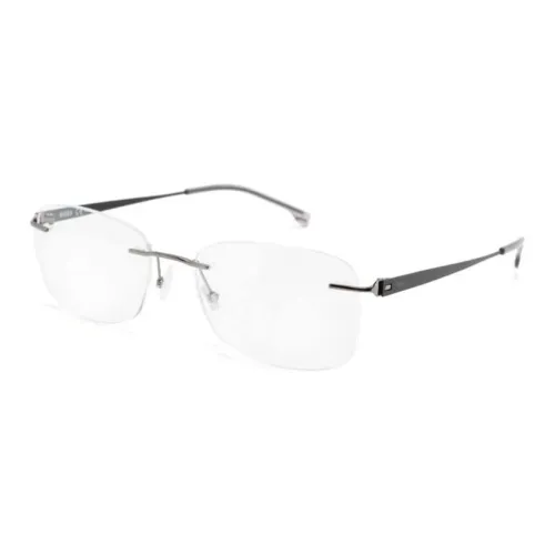 BOSS Титановый сплав Прямоугольные Оправы для очков Мужские Темно-серый