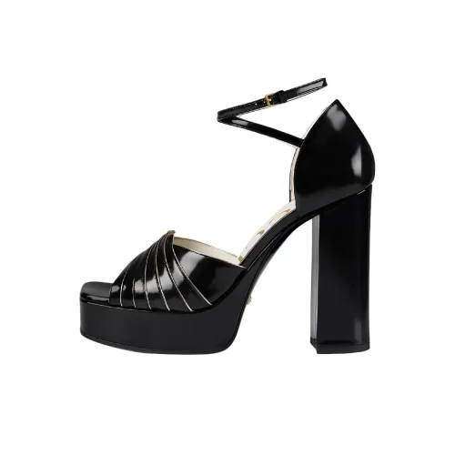 GUCCI One Ремешок Сандалии Женские Черные