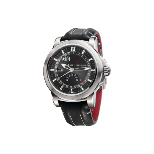 BUCHERER PATRAVI Collection Автоматический Механический Механизм Мужские Часы Часы 42,6 мм Черный Циферблат