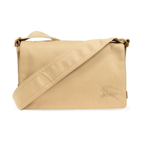 Burberry Переработанный полиэстер Сумка через плечо Сумка на плечо Мужская Бежевый песочный Желтый