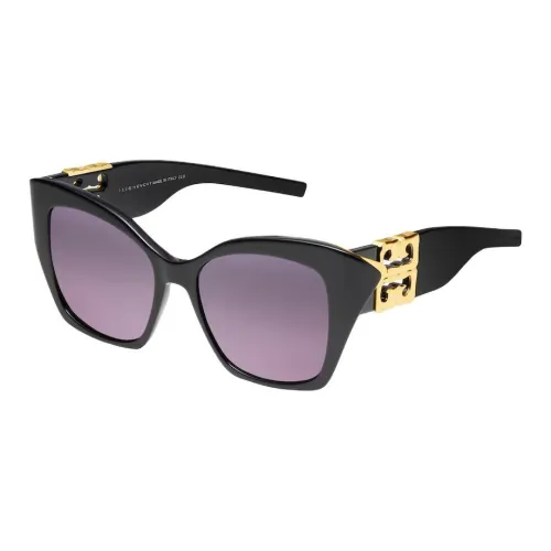 GIVENCHY Вакуумная Формовка Ацетат Полиамид Металл Нерегулярная Форма Солнцезащитные Очки Женские Черный