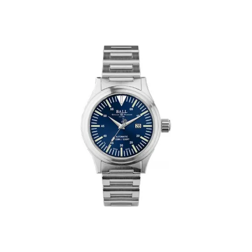 Шар Warfire Warrior Collection Автоматический Механический Механизм Женские Часы Watch 31 мм Синий Циферблат