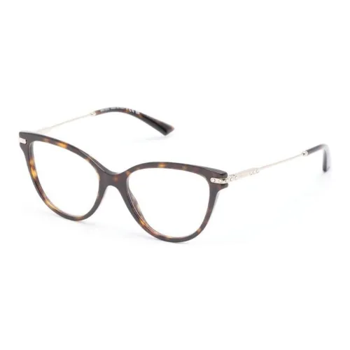 Jimmy Choo Металл Ацетат Оправа для очков Cat Eye Женская Коричневая