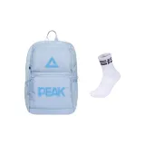 Светло-синий рюкзак + белые носки