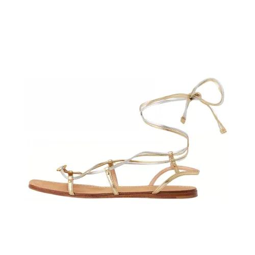 GUCCI One Ремень Сандалии Женские Золото
