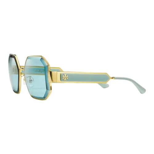 TORY BURCH Металл Нерегулярная форма Солнцезащитные очки Унисекс Золотой