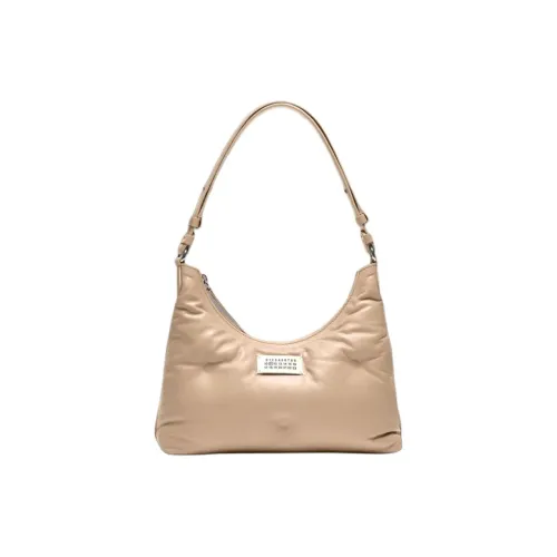 Maison Margiela Full С рельефом Кожа наппа Сумка на плечо Маленькая Женская Пшеница