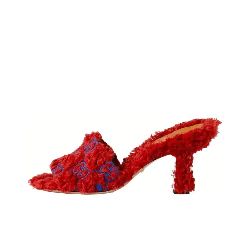 Adidas Originals x GUCCI Trefoil Collection Слипоны Женские Red