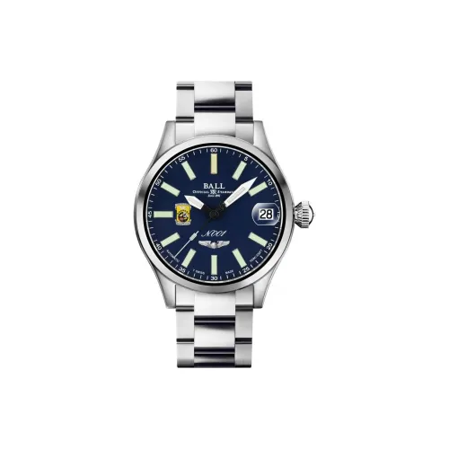 Шар Engineer General II Collection Автоматический Механический Механизм Мужские Часы Часы 45 мм Синий Циферблат