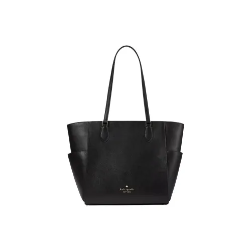 Kate Spade Saffiano кожа Тоут сумка сумка для покупок сумка через плечо женская черная