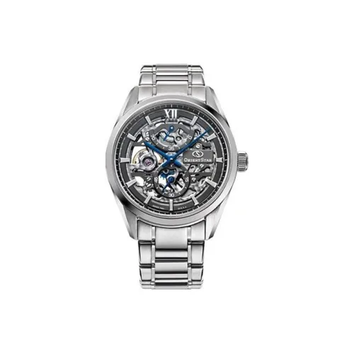 ORIENT STAR Механизм с ручным заводом металл нержавеющая сталь ремешок часы 39 мм мужские часы циферблат с открытым механизмом