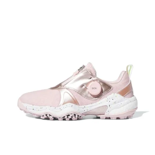 Adidas CodeChaos Slip-resistant Abrasion-resistant Low Top Golf Shoes Women's Pink