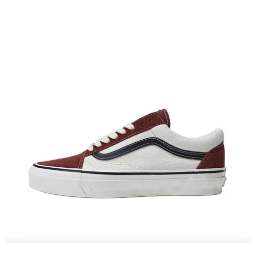 Vans Old Skool Collection Скейтборд Кроссовки Низкие Бургунди Мужские