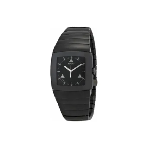 RADO Sintra Collection Кварцевый механизм Мужские часы Циферблат 34,8 мм Черный Керамические корпуса Керамический ремешок