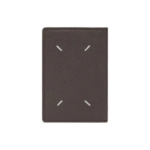 Maison Margiela Рельефная Телячья Кожа Держатель для Карт Женские Серый