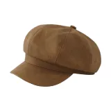 Шляпа из замши "Облако" - цвет верблюжий