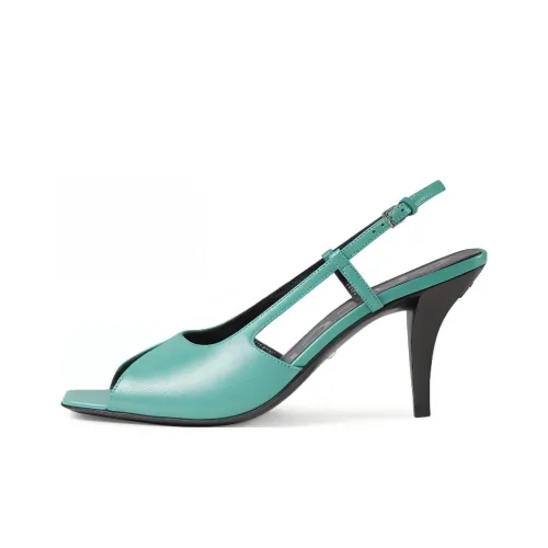 GUCCI SLINGBACK One Ремень Сандалии Женские Бирюзовый