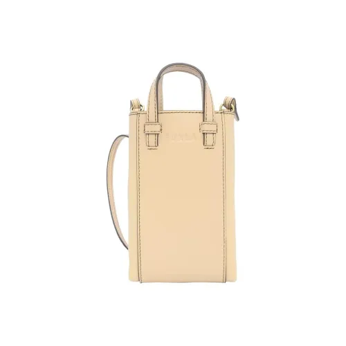 Furla Телячья кожа Сумка Сумка через плечо Сумка через плечо Мини Женская Бежевая