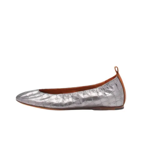Lanvin Женские повседневные туфли Серебряные Женские