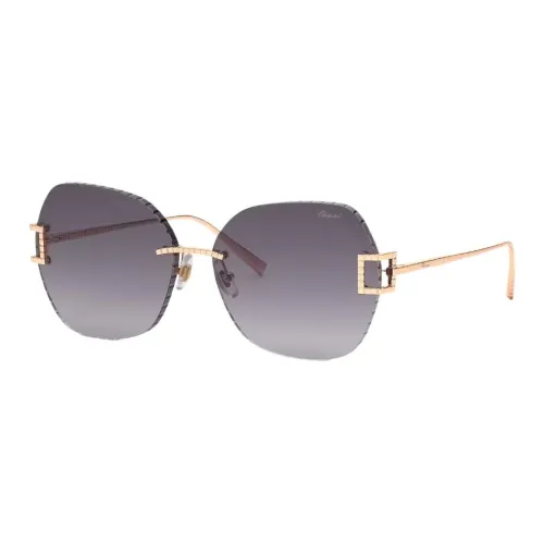 CHOPARD Титан Нерегулярная форма Солнцезащитные очки Женские Золото