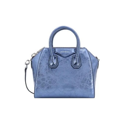 GIVENCHY Antigona Кожа Сумка-тоут Сумка для покупок Сумка через плечо Мини Сумка Женская Синяя