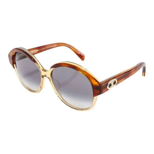 CELINE Ацетат OVAL SUNGLASSES Женские Золото